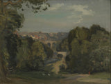 philip-steer-1900，两座桥，纳尔斯伯勒艺术印刷精美艺术复制品墙艺术id-ae7ly1f01