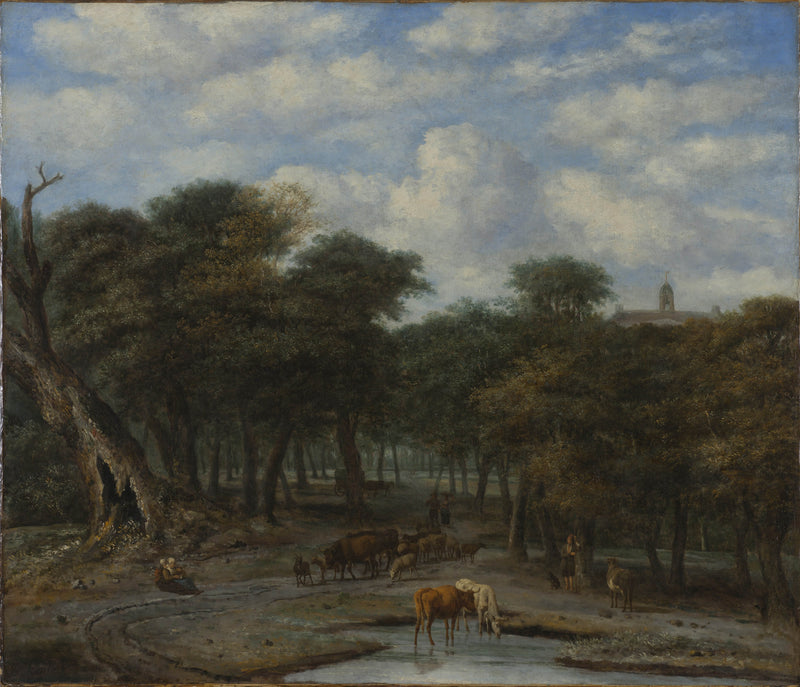 philip-de-koninck-1670-forest-clearing-with-cattle-art-print-fine-art-reproduction-wall-art-id-ae7xmi5me