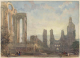 david-roberts-1848-ruine-de-l'abbaye-aberbrothwick-la-nuit-impression-d'art-reproduction-d'art-mur-art-id-ae81qbrix