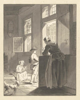 雅各布斯購買 1782 年母親告誡她的學齡前兒童藝術印刷精美藝術複製品牆藝術 id ae82olawx