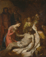 本傑明·韋斯特 1785 年對死去的基督的哀悼研究藝術版畫美術複製品牆藝術 id-ae8dv5b1x