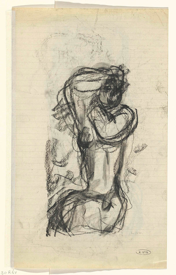 leo-gestel-1891-sketch-sheet-study-of-a-woman-art-print-fine-art-reproduction-wall-art-id-ae8to396e
