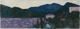 瓦西里-康丁斯基-山地景觀與湖藝術印刷精美藝術複製品牆藝術 id-aeaitxmzi