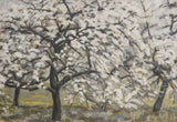 walther-gamerith-1948-kvitnúce-ovocné-stromy-umelecká-tlač-výtvarná-umelecká-reprodukcia-nástenného-art-id-aeaiz7scw