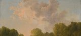 休伯特·罗伯特-1775-washerwomen-in-a-公园-艺术印刷-美术复制品-墙壁艺术