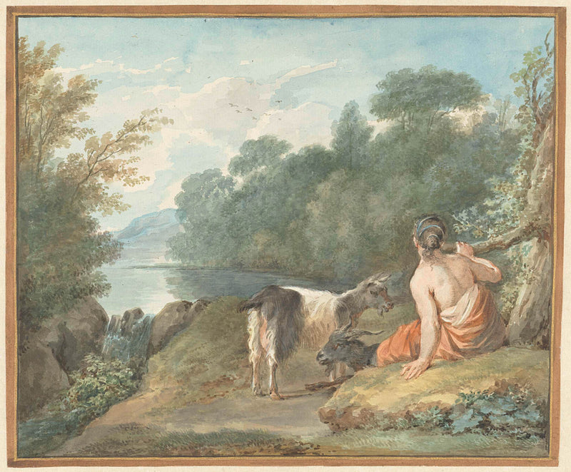 aert-schouman-1781-shepherdess-with-goats-in-a-landscape-with-a-lake-art-print-fine-art-reproduction-wall-art-id-aeaytk04y