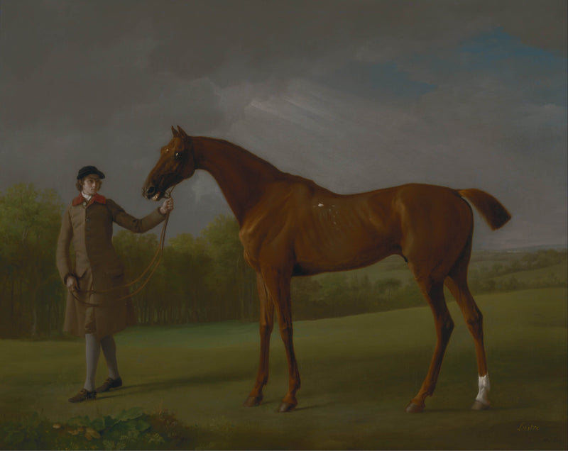 george-stubbs-1762-lustre-held-by-a-groom-art-print-fine-art-reproduction-wall-art-id-aeb8f7eba