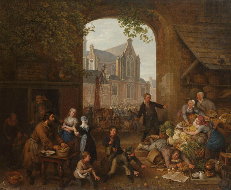 peter-paul-joseph-noel-1821-two-drunkards-at-the-market-near-the-westerkerk-in-amsterdam-art-print-fine-art-reproduction-wall-art-id-aecj5qygf
