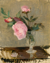 Berthe Morisot - 1869-pivonky-art-print-fine-art-reprodukčnej-wall-art-id-aed9be3j6