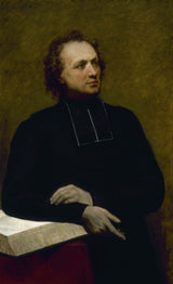 ary-scheffer-1845-神父-加斯帕德-德盖瑞-艺术-印刷-美术-复制-墙艺术的肖像