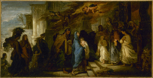 francois-joseph-heim-1826-sketch-for-the-church-notre-dame-de-lorette-the-presentation-in-the-temple-art-print-fine-art-reproduction-wall-art