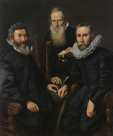 thomas-de-keyser-1625-身份不明的理事會藝術印刷品美術複製品牆藝術 id-aeg17u620 的團體肖像