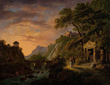 daniel-dupre-1792-arcadian-landscape-with-sunset-art-print-fine-art-reproduction-wall-art-id-aegbidz8f