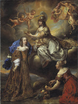 jurgen-ugnar-1654-allegori-om-hedvig-eleonora-1636-1715-krönt-av-minerva-konst-tryck-fin-konst-reproduktion-väggkonst-id-aegoqgvwo