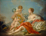 francois-boucher-1764-allegori-av-musik-konst-tryck-fin-konst-reproduktion-vägg-konst-id-aehzstl55