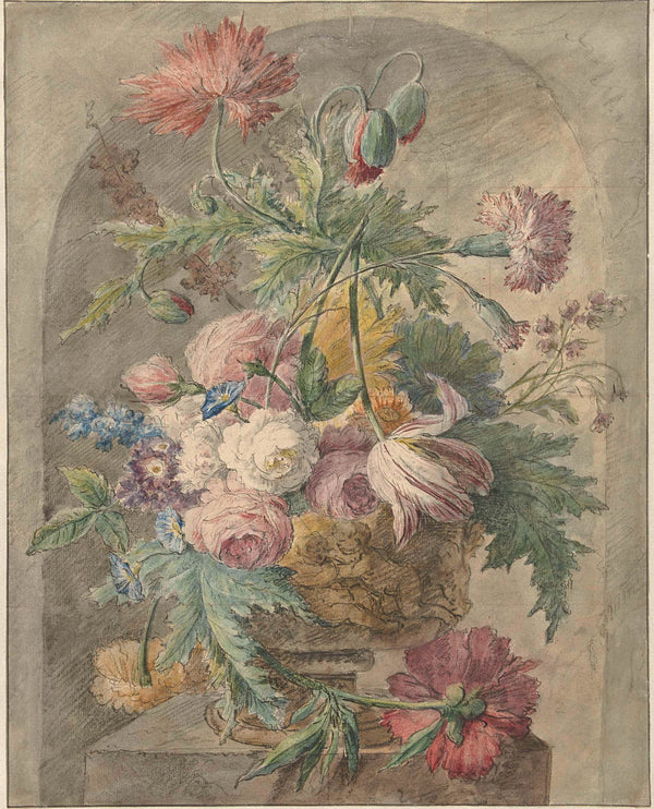 unknown-1700-flowers-in-a-vase-art-print-fine-art-reproduction-wall-art-id-aejyv1zvj