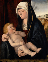 喬凡尼-貝里尼-1510-麥當娜與兒童藝術印刷品美術複製品牆藝術 id-aekmj62o4