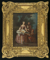 吉恩-巴蒂斯特·勒贝尔1745年的彩票艺术印刷精美的艺术复制品墙上艺术