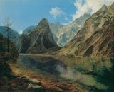 adalbert-stifter-1837-kuningas-järv koos-watzmanni-kunstiprindiga-peen-kunsti-reproduktsioon-seinakunsti-id-aem9zxcg8