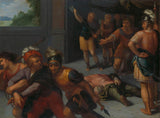 奥托·范·芬1600年克劳迪乌斯·帕卢斯的斩首和捕获的艺术印刷精美的艺术复制品墙壁艺术ID aenbbu8z1