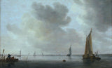 jan-van-goyen-1633-河口釣魚船藝術印刷精美藝術複製品牆藝術 id-aenta64ce