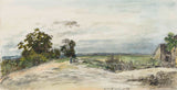 约翰·巴托尔德·jongkind-1871-景观-近从未-艺术印刷-精美艺术-复制品-墙艺术-id-aep30h8n5
