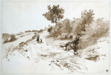 johan-daniel-koelman-1853-bakkelandskab-i-frankrig-kunsttryk-fin-kunst-reproduktion-vægkunst-id-aequvqhqq