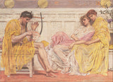 阿尔伯特·约瑟夫·摩尔1867年，一位音乐家的艺术印刷精美的艺术复制品墙艺术id aer2ovx39