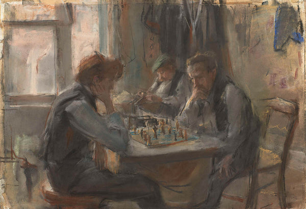 isaac-israels-1875-chess-players-art-print-fine-art-reproduction-wall-art-id-aes7tq6ew