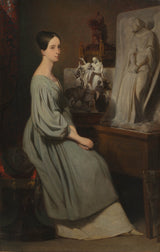 ary-scheffer-1838-księżniczka-marie-dorleans-w-jej-studio-artystyka-odbitka-dzieła-artystyczna-reprodukcja-ścienna-sztuka-id-aetf29jct