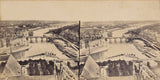 Anonymous-1852-Panorama-von-Paris-nahm-die-Kirchtürme-von-Notre-Dame-4.-Arrondissement-Paris-Kunstdruck-Kunstreproduktion-Wandkunst