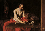 michelangelo-merisi-da-caravaggio-1607-st-jerome-kunsdruk-fynkuns-reproduksie-muurkuns-id-aeufl24wg