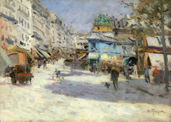 louis-abel-truchet-1890-rue-lepic-angle-of-puget-street-and-the-place-blanche-art-print-fine-art-reproduction-wall-art