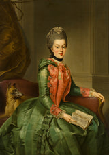 јоханн-георг-зиесенис-1769-портрет принцезе-фредерике-сопхиа-вилхелмина-1751-1820-арт-принт-фине-арт-репродукција-валл-арт-ид-аев0арлкс