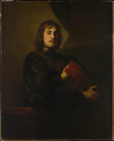 rembrandt-van-rijn-portret-van-'n-man-met-'n-borsplaat-en-pluimhoed-kunsdruk-fynkuns-reproduksie-muurkuns-id-aew0rrc8t