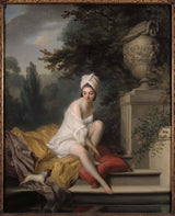johann-anton-de-peters-the-bather-art-print-fine-art-reproduction-wall-art