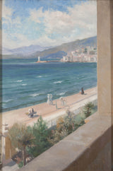 アルバート・エデルフェルト-1891-カンヌの窓から-アート-プリント-ファインアート-複製-ウォールアート-id-aey23e9lq