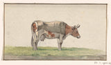 jean-bernard-1816-mucca-in-piedi-destra-stampa-d'arte-riproduzione-d'arte-arte-da-parete-id-aeysyo3cs