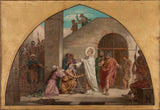 paul-celestin-louis-dit-paul-nanteuil-nanteuil-leboeuf-1869-skitse-til-kirken-Saint-Gervais-Saint-Laurent-healing-de-blinde-i-fængslet-kunsttryk- fin-kunst-reproduktion-væg-kunst