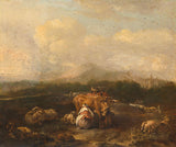 निकोलस-वैन-हेल्ट-स्टॉकडे-1640-इतालवी-परिदृश्य-गायों के साथ-कला-प्रिंट-ललित-कला-प्रजनन-दीवार-कला-आईडी-एएफ1गिनआर63