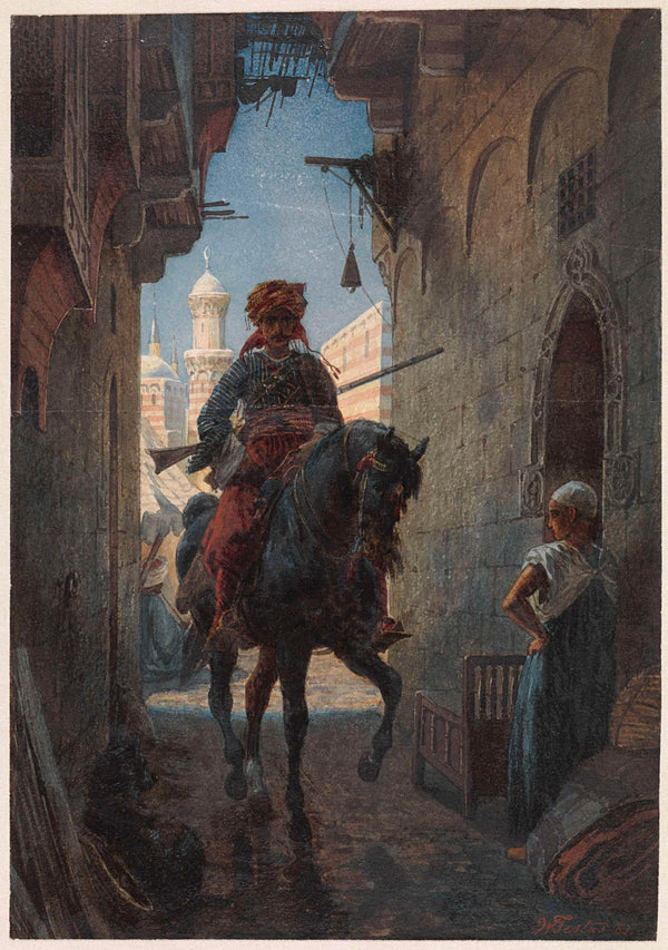 willem-de-famars-testas-1863-turkish-rider-in-a-city-art-print-fine-art-reproduction-wall-art-id-af1py23ny