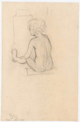 jozef-izrael-1834-sedeče-dekle-videno-s-hrbta-umetniški-tisk-likovna-reprodukcija-stenska-umetnost-id-af2gtf4fs