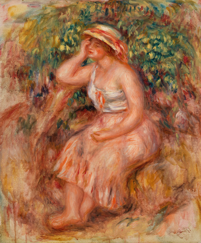 pierre-auguste-renoir-1913-woman-daydreaming-dreamer-art-print-fine-art-reproduction-wall-art-id-af3wmj6rf