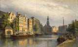 愛德華-亞歷山大-希爾弗丁克-1884-the-singel-amsterdam-Looking-towards-the-mint-art-print-fine-art-replication-wall-art-id-af4j4tiq8