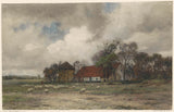 julius-jacobus-van-de-sande-bakhuyzen-1872-pejzaž-sa farmom-i-pastir-sa ovcama-umjetnost-tisak-likovna-reprodukcija-zid-umjetnost-id-af6t38ei7