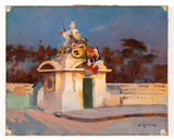 欧内斯特·儒勒·雷诺 - 1918 年协和广场雕像斯特拉斯堡市艺术印刷品美术复制品墙艺术