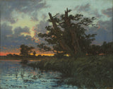 per-ekstrom-1869-landschap-na-zonsondergang-kunstprint-kunst-reproductie-muurkunst-id-af8m0boms