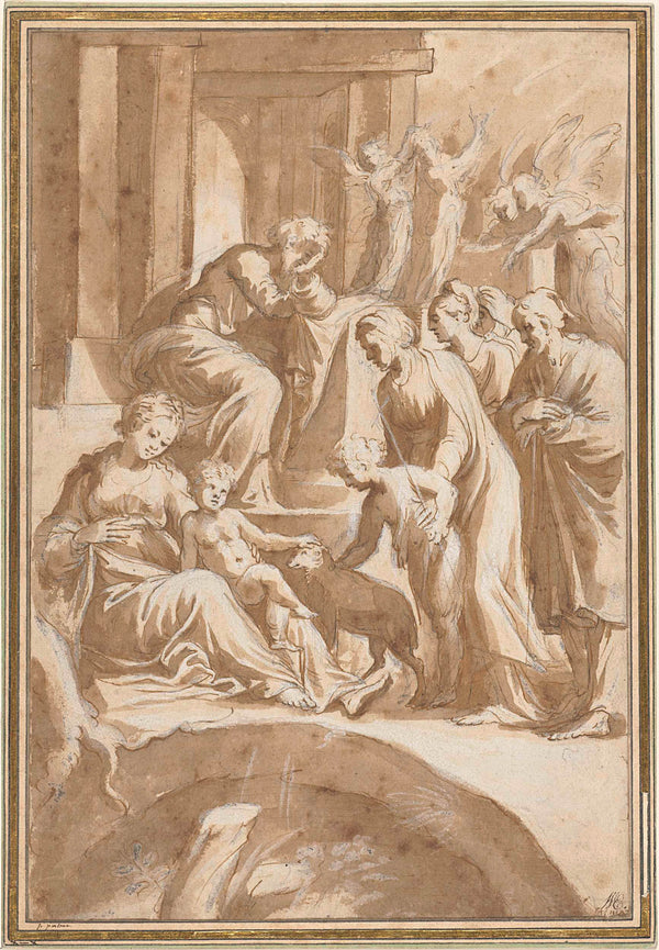 unknown-1592-holy-family-with-john-the-baptist-art-print-fine-art-reproduction-wall-art-id-af8t9nm1k