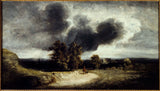 ジョルジュ ミシェル 1830 パリ近郊の風景アート プリント美術複製ウォール アート