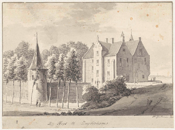 hendrik-spilman-1733-the-castle-zuilichem-art-print-fine-art-reproduction-wall-art-id-af9ajq9ss